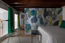 10 Bold murals can be seen throughout the house, they bring color, interest and divide spaces