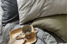 10 a comforting muted-color bedding set is right what you need for relaxation in the fall