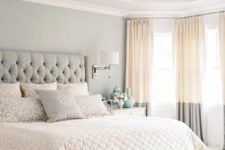 23 choose a bed with a cool headboard like this tufted one to add elegance and chic