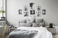 25 a photo gallery wall over the bed is a great feature that can be easily added to any bedroom