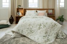 01 This chic bedding collection is inspired by the fall and natural fall shades