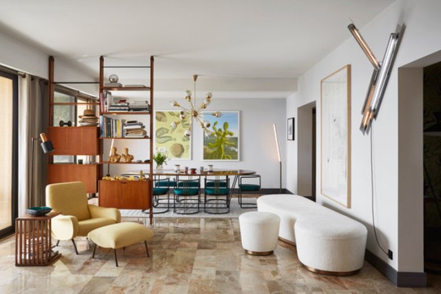 Mid-Century Modern Apartment With Riviera Touches