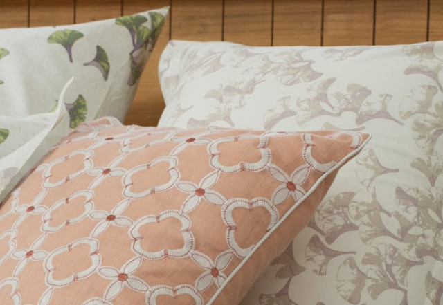 There are fall prints and muted shades like light orange, greens, greys, beige to make your bedroom relaxing