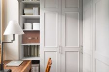 02 an old closet can be transformed into a new home office and you may use all that storage space of the closet
