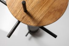 04 The smart use of materials and a cool design make the table ideal for a modern space
