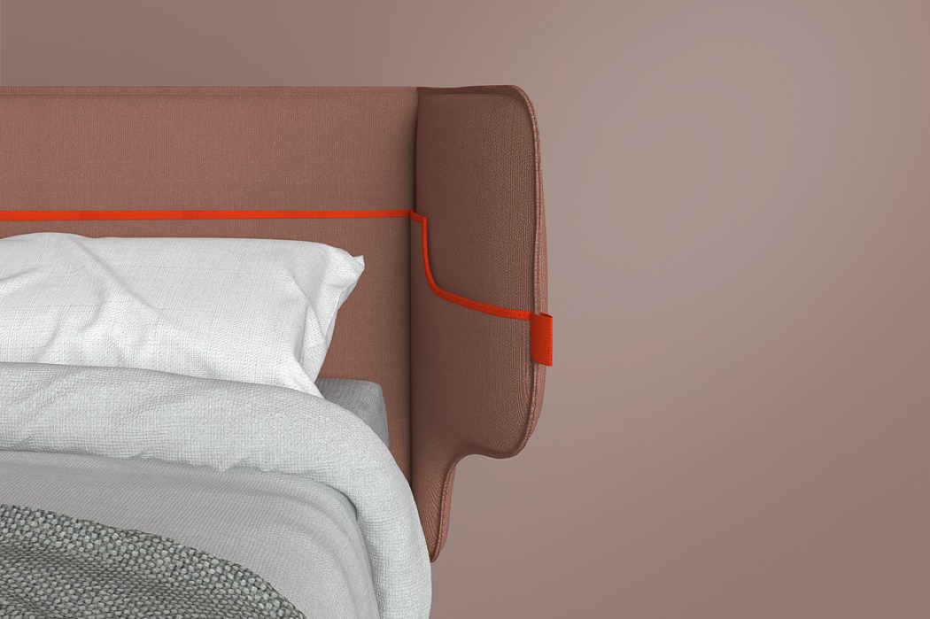 You won't need a nightstand with this bed   all the little stuff can be placed in the pockets