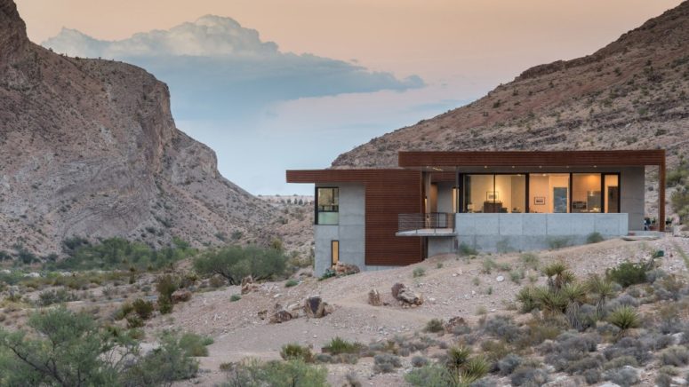 What a great contemporary dwelling in the desert