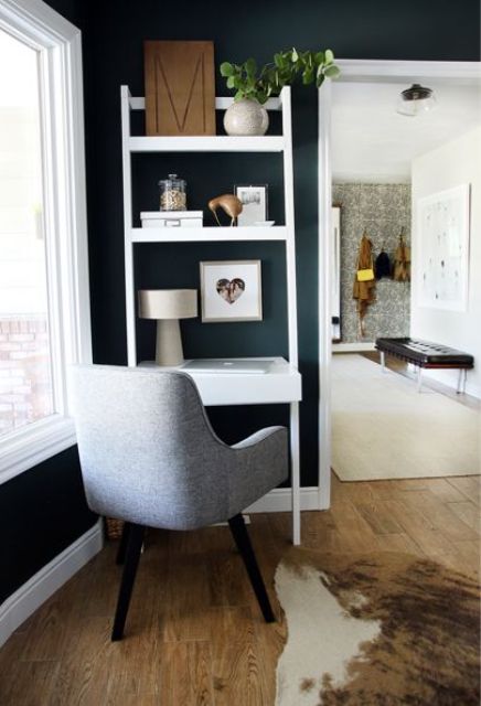 the smaller the space is, the more wireless items you'll need to style it right