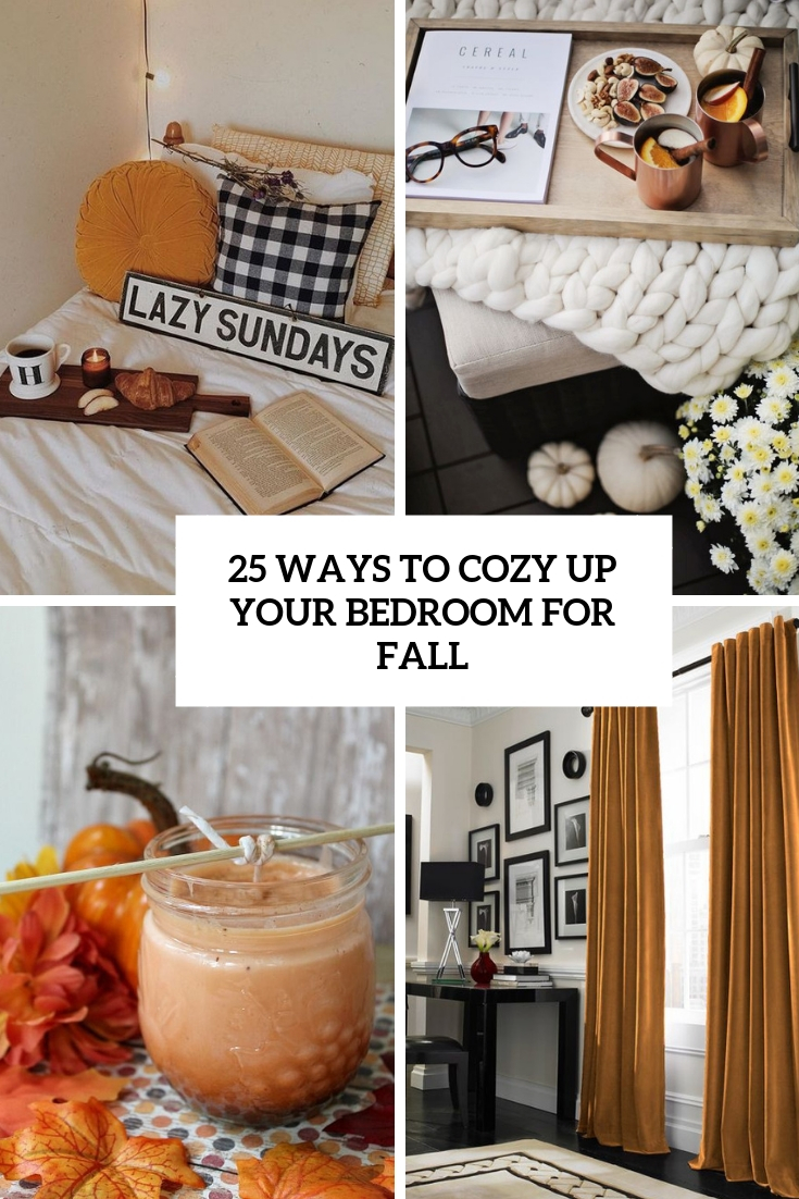 ways to cozy up your bedroom for fall