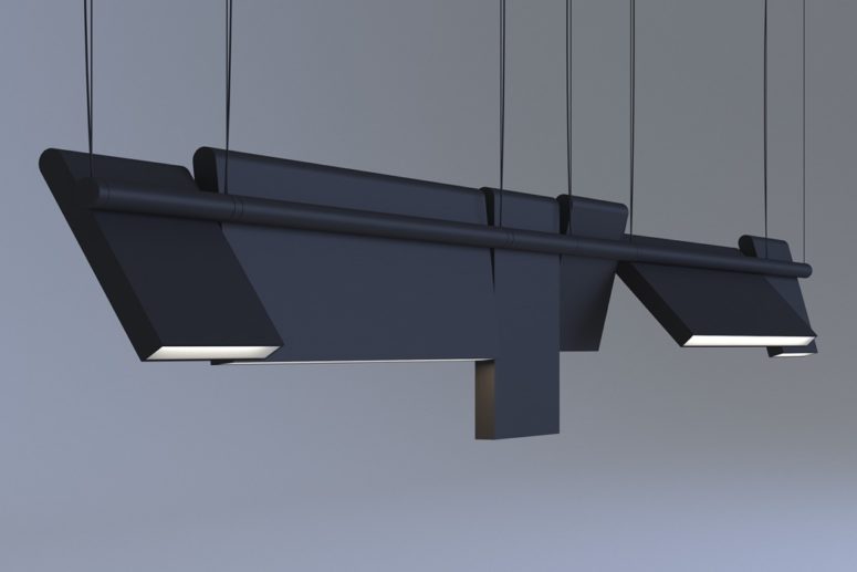 Axis lighting has an ultra modern design and is very comfy in using, it's modular and allows adding or removaing parts as you wish