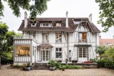 01 This gorgeous 19th century French home was renovated to adapt it to contemporary life and make it comfortable