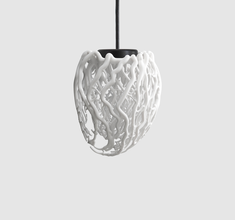 Life: A 3D Heart-Shaped Pendant Lamp