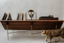 02 The Open 45 Credenza has a modular setup that allows to personalize the piece as you want