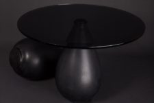 unique all black table
