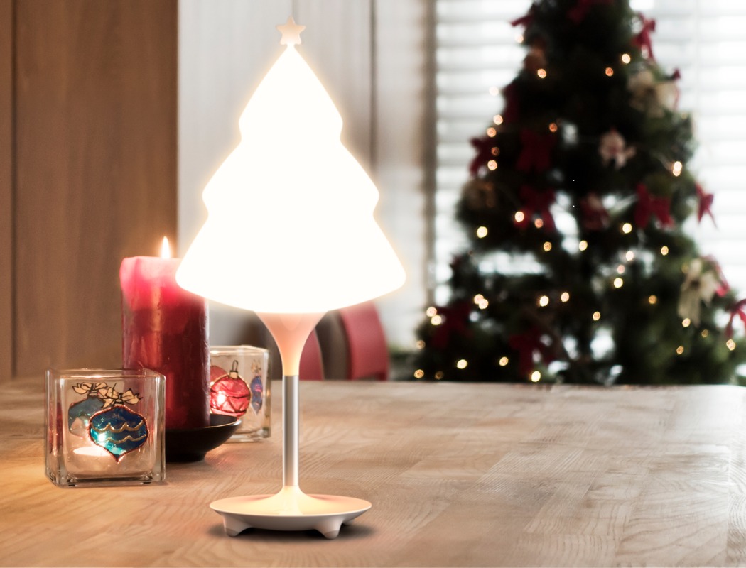SNO Tree lamp will easily bring a cool Christmassy feeling at once