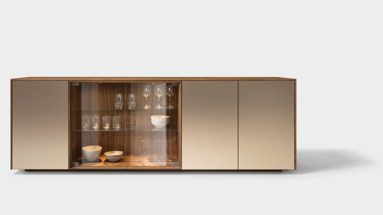 Warm and comforting, the sideboard feels great to touch, and will look chic and elegant for a long time