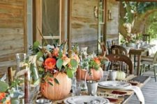 natural thanksgiving table decor