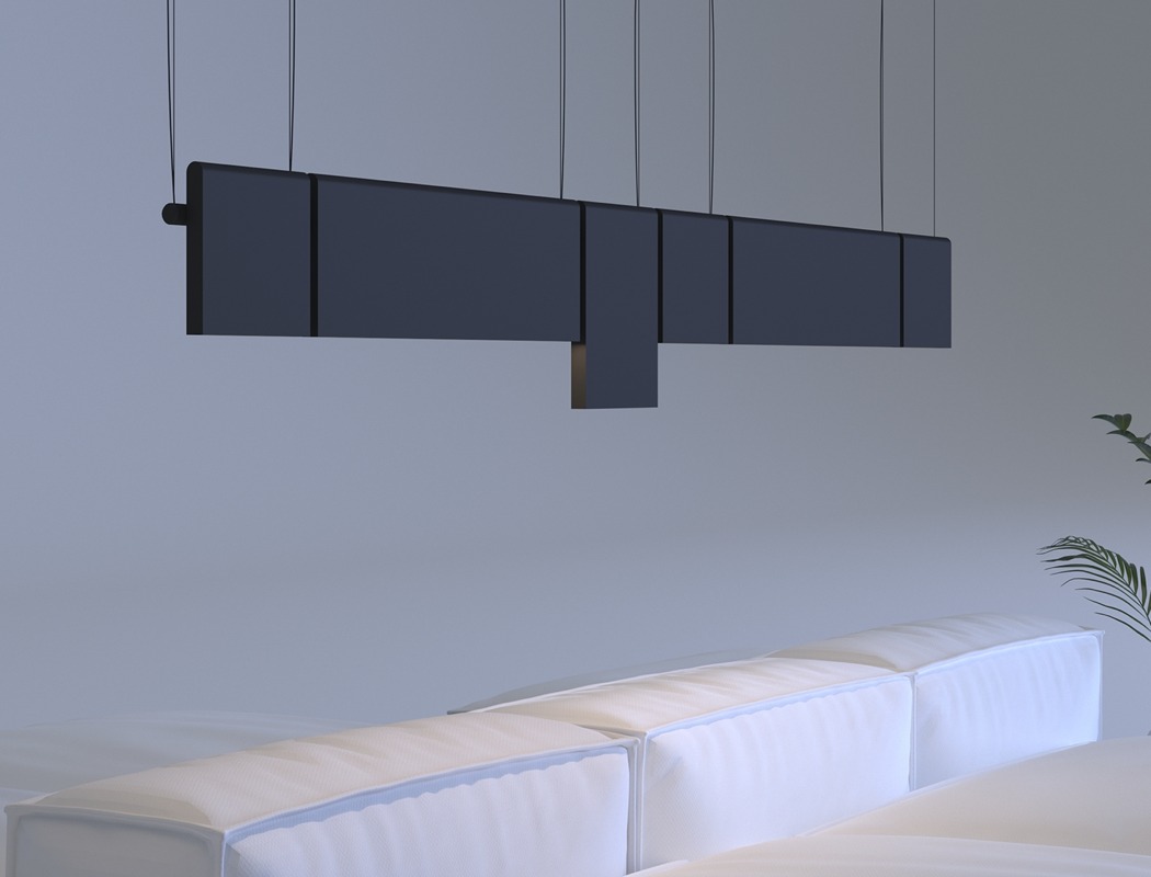 The lamp grabs attention and makes a stylish statement in any space with its look