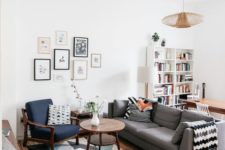 13 clean and simple lines of the furniture and accessories are what you need for a mid-century modern space