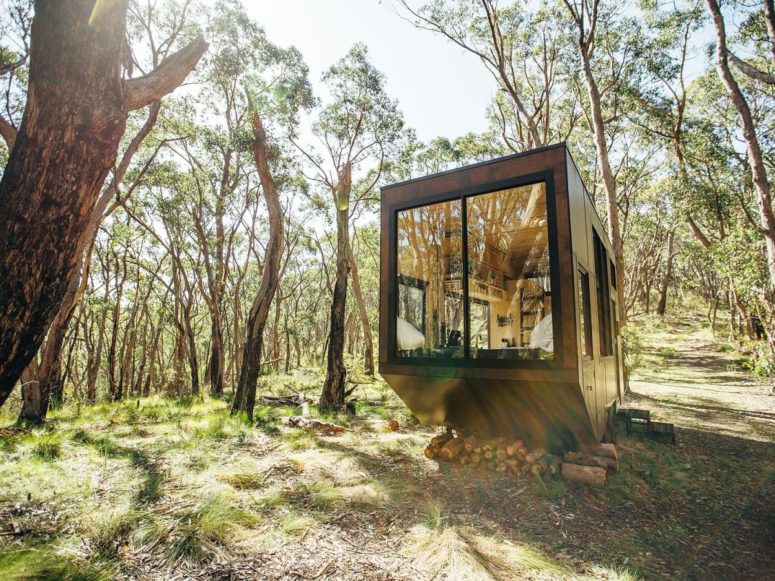 Tiny Off-Grid Cabin That Takes You Offline