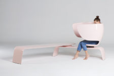 01 Heer is a bench that is created to let mother breastfeed in public while keeping the process private