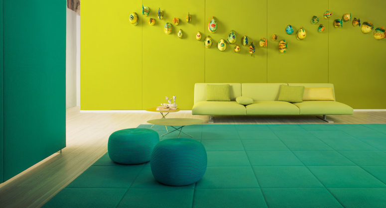 Colorful Tailored Felt Rugs By Paola Lenti