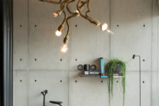 06 Look at this gorgeous upcycled chandelier created right for the space
