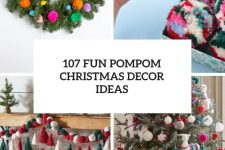 107 fun pompom christmas decor ideas cover