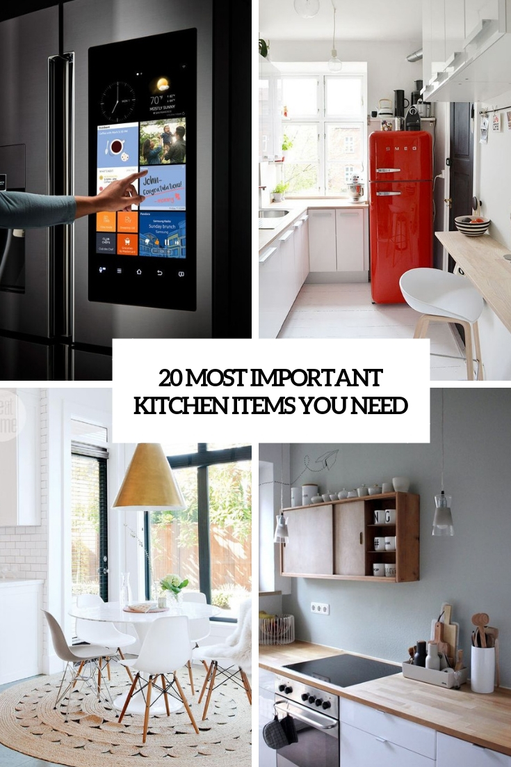 20 Most Important Kitchen Items You Need