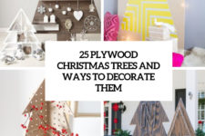 25 plywood christmas trees and ways to decorate them cover
