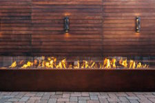 01 Komodo fire pit is a great way to keep your outdoor spaces warm and stylish even in winter