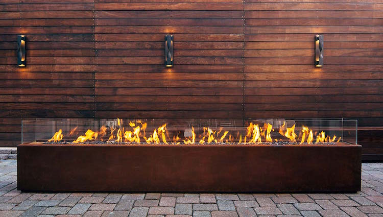 Komodo fire pit is a great way to keep your outdoor spaces warm and stylish even in winter