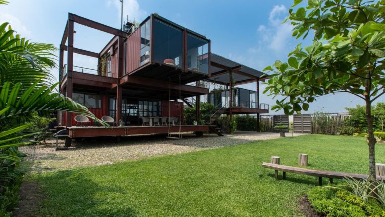 Industrial And Rustic Residence From A Shipping Container