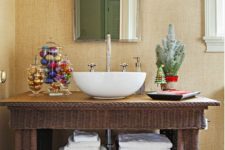 10 if your bathroom is neutral, you may incorporate some bright shades into your decor