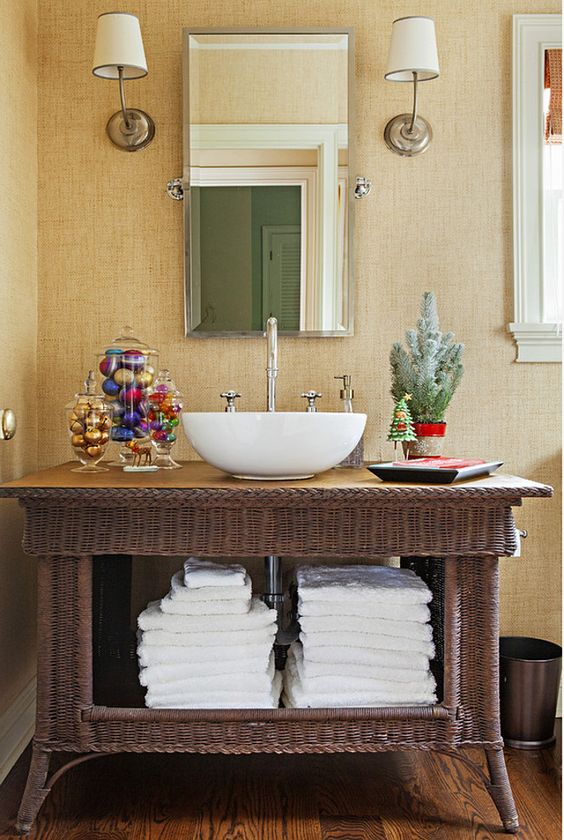 if your bathroom is neutral, you may incorporate some bright shades into your decor