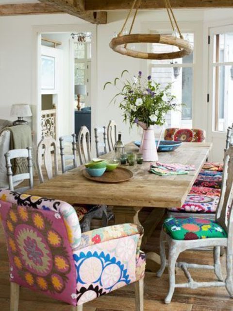 colorful and mismathing upholstery can be a staple for mismatching chairs andcontain the same colors