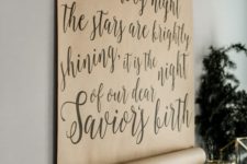 21 create such a calligraphy scroll with any text you like yourself and hang it on the wall for the holidays