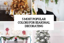 5 most popular colors for seasonal decorating cover