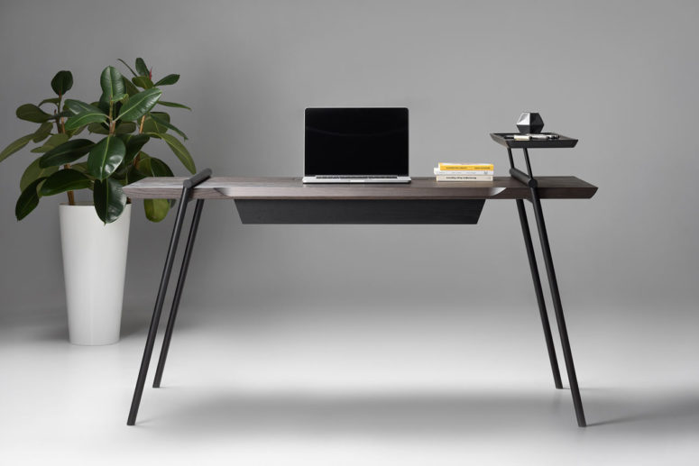 DUOO is a modern and sophisticated writing desk, which inspires you working and creating