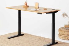 01 Jarvis is a standing desk with adjustable height, which is completely customizable for each user