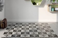 01 This collection of mosaic porcelain tiles is a great idea to rock if you want to make your space brighter and catchier