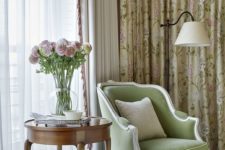 02 luxurious and chic drapes like these ones add to the living room decor and make it more refined
