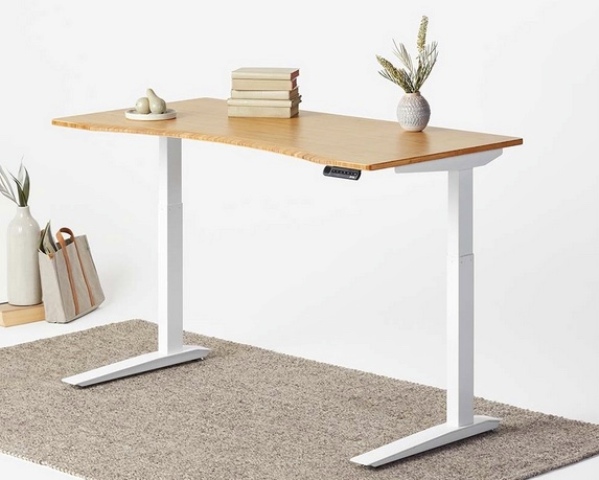 The desk is eco-friendly, no chemicals were used to make it and no harmful stains either