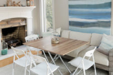 minimalist dining table design