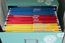 06 organizing paperwork with a colour coded file system will help you tackle paper clutter