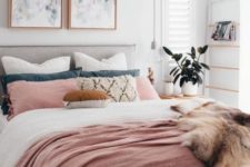 10 infuse your bedroom with color easily – add dusty pink bedding elements for a cute touch