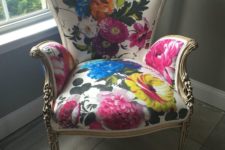 floral upholstery can modernize any space