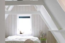16 if your attic bedroom is very small, opt for only essentials – a bed and bedside tables