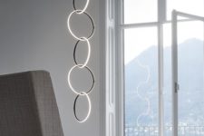 18 light circles is a unique contemporary idea for a minimalist space