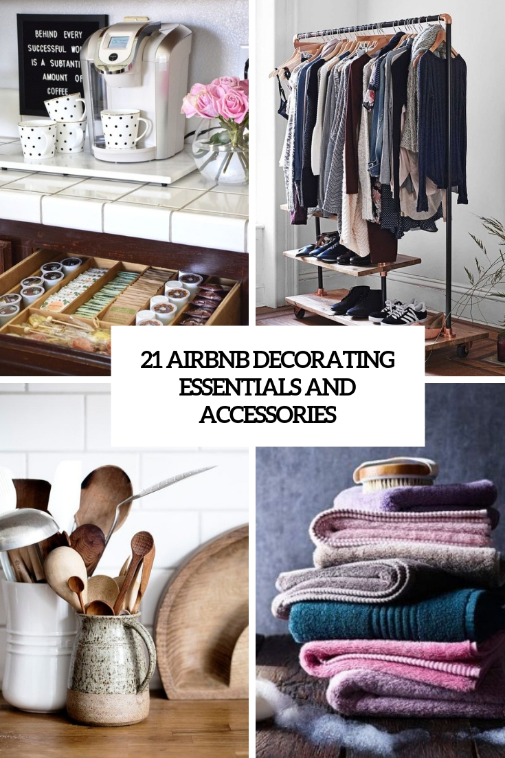 airbnb decorating essentials and accessories